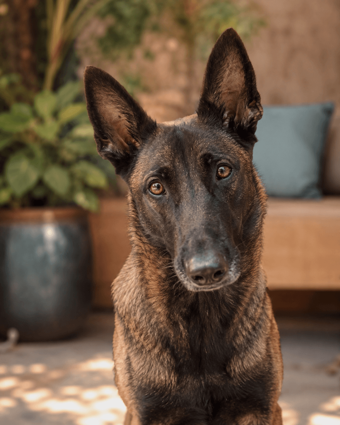 Maya, the founder's Belgian Malinois